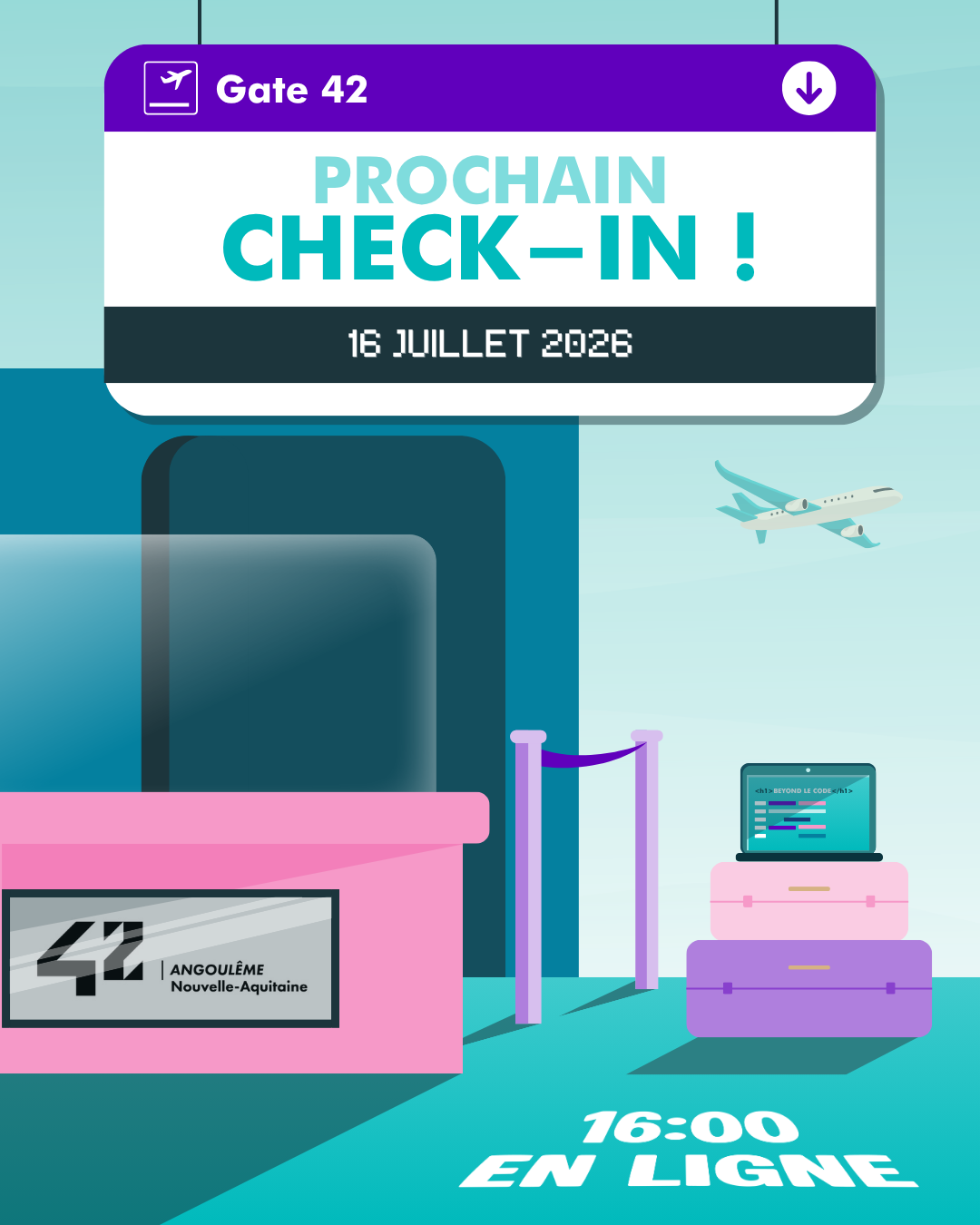 Illustration pour l'evenement CHECK IN | 42 Angoulême.